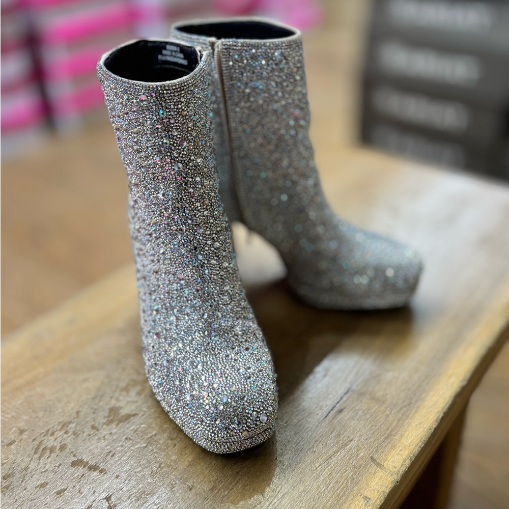 Rhinestone boots
